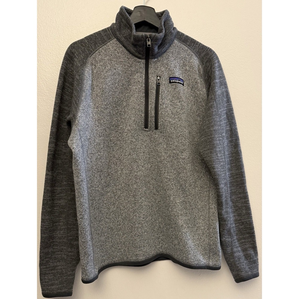 Patagonia Better Sweater 1/4 Zip‎ Pullover Men's M Heathered Gray